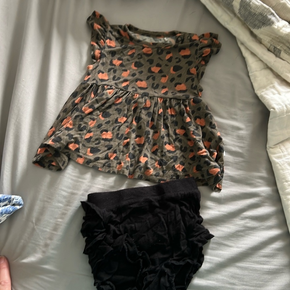 Posh peanut Dress + Bloomers